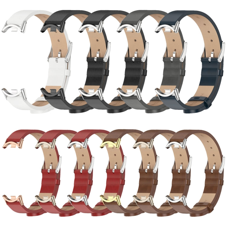 Mijobs Microfiber PU Leather Watch Band