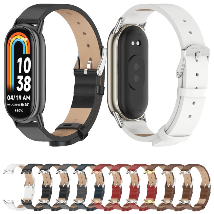 Mijobs Microfiber PU Leather Watch Band
