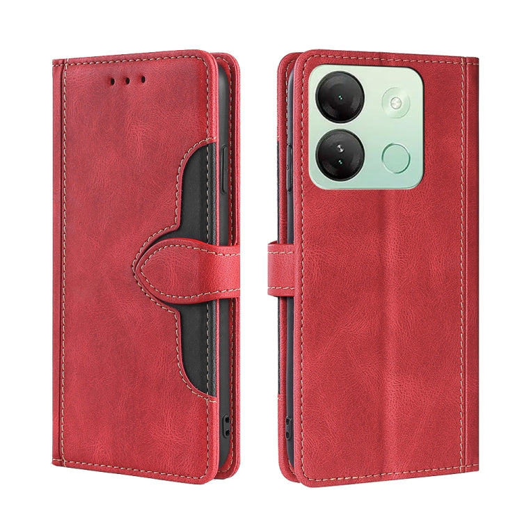 Skin Feel Magnetic Buckle Leather Phone Case, For Infinix Note 40 5G, For Infinix Note 40 Pro 4G, For Infinix Note 40 Pro 5G, For Infinix Note 40 4G, For Infinix Hot 40i, For Infinix Hot 30 Play 4G, For Infinix Note 30 5G, For Infinix Smart 7 HD       ...