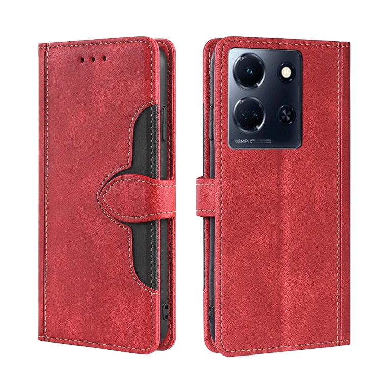 Skin Feel Magnetic Buckle Leather Phone Case, For Infinix Note 40 5G, For Infinix Note 40 Pro 4G, For Infinix Note 40 Pro 5G, For Infinix Note 40 4G, For Infinix Hot 40i, For Infinix Hot 30 Play 4G, For Infinix Note 30 5G, For Infinix Smart 7 HD       ...