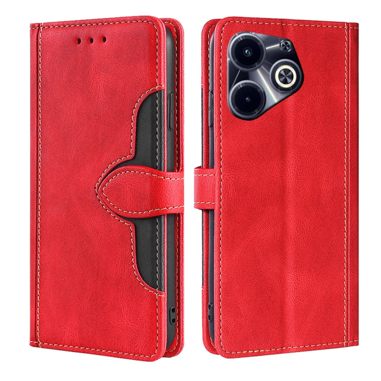 Skin Feel Magnetic Buckle Leather Phone Case, For Infinix Note 40 5G, For Infinix Note 40 Pro 4G, For Infinix Note 40 Pro 5G, For Infinix Note 40 4G, For Infinix Hot 40i, For Infinix Hot 30 Play 4G, For Infinix Note 30 5G, For Infinix Smart 7 HD       ...