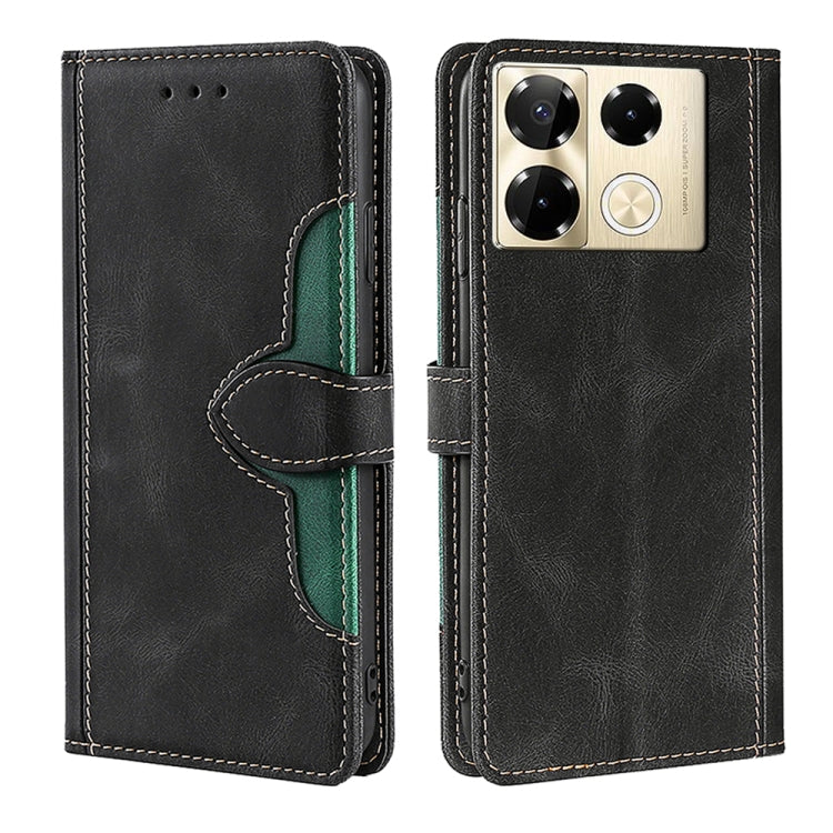 Skin Feel Magnetic Buckle Leather Phone Case, For Infinix Hot 50 4G, For Infinix Hot 50 5G, For Infinix Zero 40 4G, For Infinix Note 40 5G, For Infinix Note 40 Pro 4G, For Infinix Note 40 Pro 5G, For Infinix Note 40 4G, For Infinix Hot 40i             ...