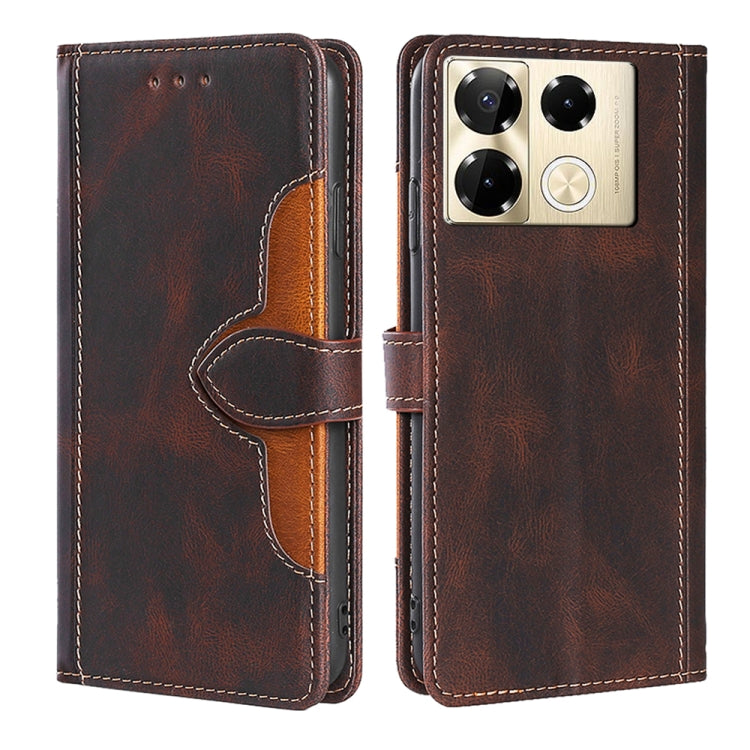 Skin Feel Magnetic Buckle Leather Phone Case, For Infinix Hot 50 4G, For Infinix Hot 50 5G, For Infinix Zero 40 4G, For Infinix Note 40 5G, For Infinix Note 40 Pro 4G, For Infinix Note 40 Pro 5G, For Infinix Note 40 4G, For Infinix Hot 40i             ...