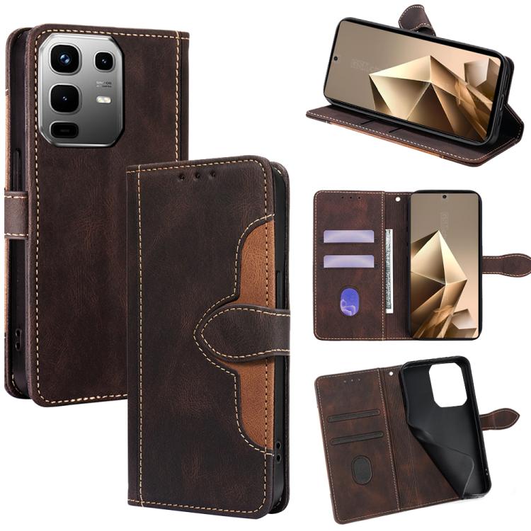 Skin Feel Magnetic Buckle Leather Phone Case, For Infinix Note Edge 5G, For Infinix Smart 20 4G, For Infinix Note 60 5G, For Infinix Hot 60 5G, For Infinix Hot 60 Pro+ 4G, For Infinix Hot 60 Pro 4G, For Infinix Smart 10 4G, For Infinix Note 50s 5G     ...