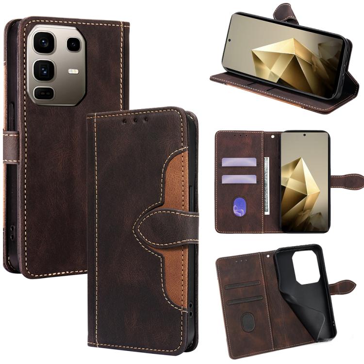 Skin Feel Magnetic Buckle Leather Phone Case, For Infinix Note Edge 5G, For Infinix Smart 20 4G, For Infinix Note 60 5G, For Infinix Hot 60 5G, For Infinix Hot 60 Pro+ 4G, For Infinix Hot 60 Pro 4G, For Infinix Smart 10 4G, For Infinix Note 50s 5G     ...