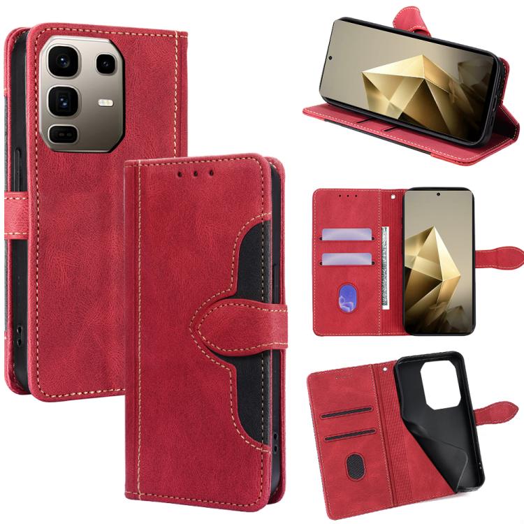 Skin Feel Magnetic Buckle Leather Phone Case, For Infinix Note Edge 5G, For Infinix Smart 20 4G, For Infinix Note 60 5G, For Infinix Hot 60 5G, For Infinix Hot 60 Pro+ 4G, For Infinix Hot 60 Pro 4G, For Infinix Smart 10 4G, For Infinix Note 50s 5G     ...