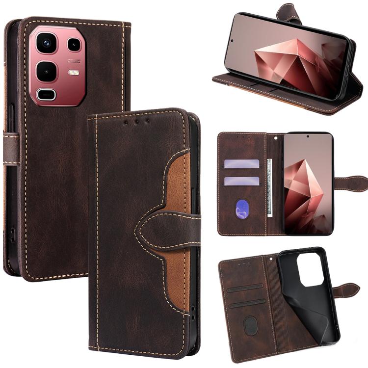Skin Feel Magnetic Buckle Leather Phone Case, For Infinix Note Edge 5G, For Infinix Smart 20 4G, For Infinix Note 60 5G, For Infinix Hot 60 5G, For Infinix Hot 60 Pro+ 4G, For Infinix Hot 60 Pro 4G, For Infinix Smart 10 4G, For Infinix Note 50s 5G     ...