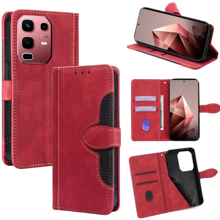 Skin Feel Magnetic Buckle Leather Phone Case, For Infinix Note Edge 5G, For Infinix Smart 20 4G, For Infinix Note 60 5G, For Infinix Hot 60 5G, For Infinix Hot 60 Pro+ 4G, For Infinix Hot 60 Pro 4G, For Infinix Smart 10 4G, For Infinix Note 50s 5G     ...