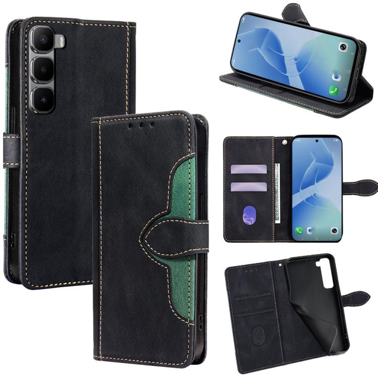 Skin Feel Magnetic Buckle Leather Phone Case, For Infinix Note Edge 5G, For Infinix Smart 20 4G, For Infinix Note 60 5G, For Infinix Hot 60 5G, For Infinix Hot 60 Pro+ 4G, For Infinix Hot 60 Pro 4G, For Infinix Smart 10 4G, For Infinix Note 50s 5G     ...