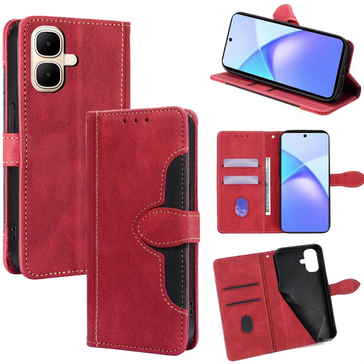 Skin Feel Magnetic Buckle Leather Phone Case, For Infinix Note Edge 5G, For Infinix Smart 20 4G, For Infinix Note 60 5G, For Infinix Hot 60 5G, For Infinix Hot 60 Pro+ 4G, For Infinix Hot 60 Pro 4G, For Infinix Smart 10 4G, For Infinix Note 50s 5G     ...