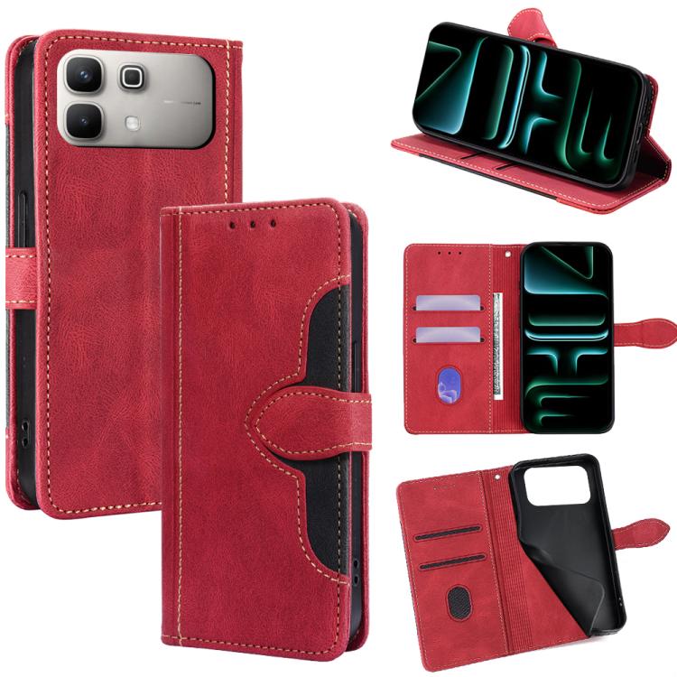 Skin Feel Magnetic Buckle Leather Phone Case, For Infinix Note Edge 5G, For Infinix Smart 20 4G, For Infinix Note 60 5G, For Infinix Hot 60 5G, For Infinix Hot 60 Pro+ 4G, For Infinix Hot 60 Pro 4G, For Infinix Smart 10 4G, For Infinix Note 50s 5G     ...