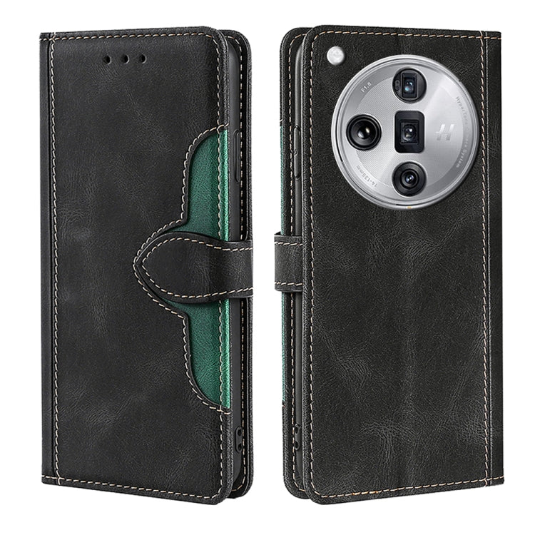 Skin Feel Magnetic Buckle Leather Phone Case, For OPPO A60 4G Global, For OPPO A3 Pro, For OPPO Reno11 F 5G, For OPPO Find X7 5G, For OPPO Find X7 Ultra 5G, For OPPO Reno10 Pro+ 5G, For OPPO A1 5G