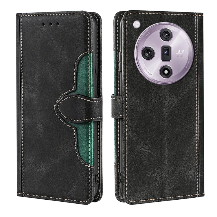 Skin Feel Magnetic Buckle Leather Phone Case, For OPPO A60 4G Global, For OPPO A3 Pro, For OPPO Reno11 F 5G, For OPPO Find X7 5G, For OPPO Find X7 Ultra 5G, For OPPO Reno10 Pro+ 5G, For OPPO A1 5G