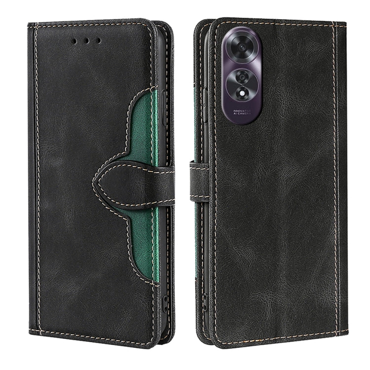 Skin Feel Magnetic Buckle Leather Phone Case, For OPPO A60 4G Global, For OPPO A3 Pro, For OPPO Reno11 F 5G, For OPPO Find X7 5G, For OPPO Find X7 Ultra 5G, For OPPO Reno10 Pro+ 5G, For OPPO A1 5G