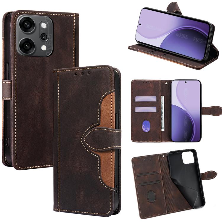 Skin Feel Magnetic Buckle Leather Phone Case, For OPPO A5 5G 2025 Global, For OPPO Reno14 Pro 5G Global, For OPPO Find X8s+ 5G, For OPPO Find X8s 5G, For OPPO Find X8 Ultra 5G, For OPPO F29 5G Global, For OPPO A5 Pro 5G Global, For OPPO Reno13 F 5G / 4...