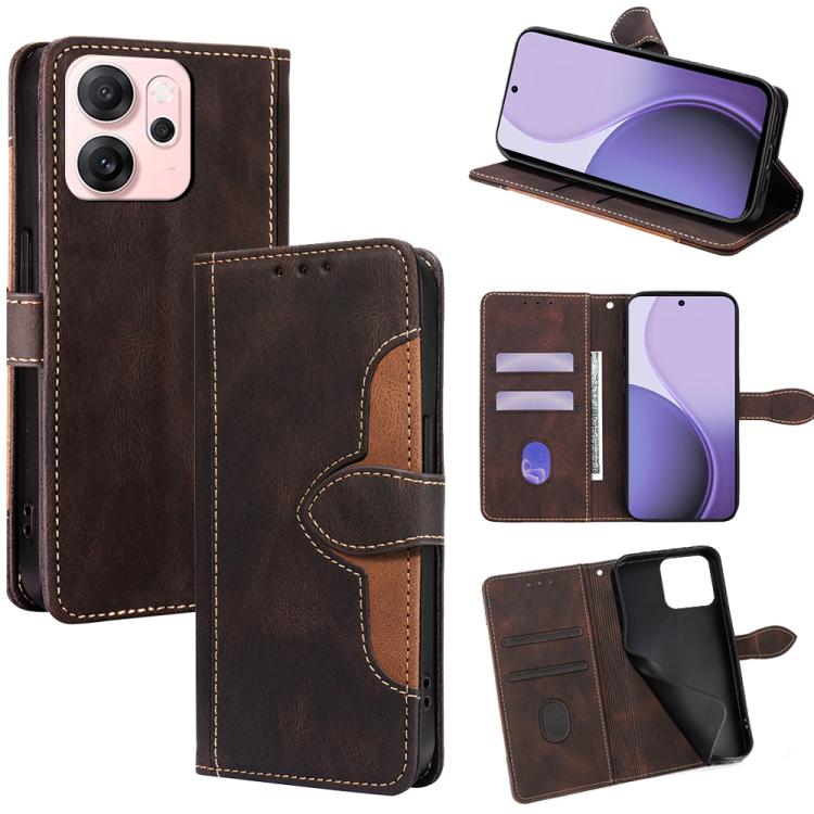 Skin Feel Magnetic Buckle Leather Phone Case, For OPPO Reno15 F 5G, For OPPO A6x 4G Global, For OPPO Reno15 5G Global, For OPPO Find X9 5G, For OPPO F31 5G, For OPPO Find X9 Pro 5G, For OPPO K13 Turbo Pro 5G, For OPPO Reno14 F 5G, For OPPO A5x 5G Globa...