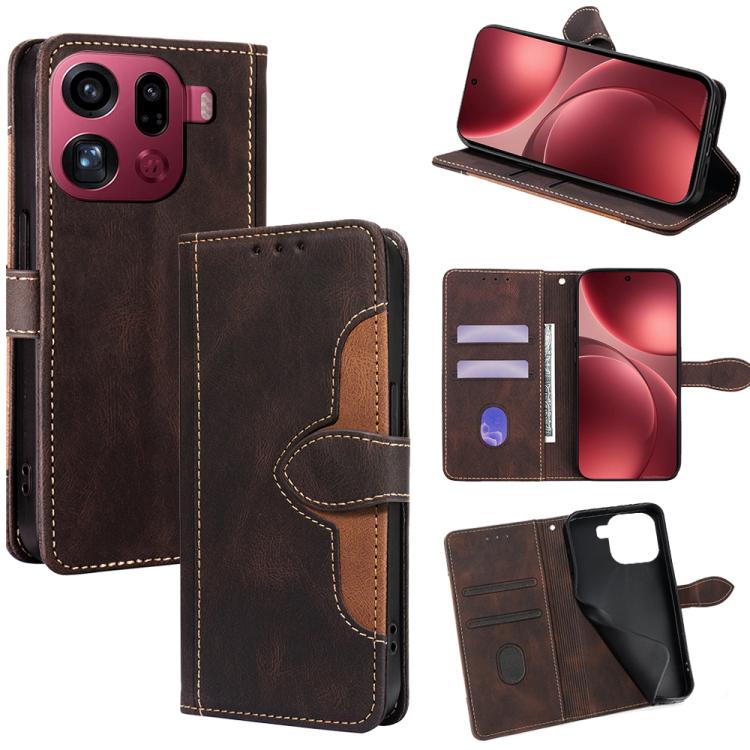 Skin Feel Magnetic Buckle Leather Phone Case, For OPPO Reno15 F 5G, For OPPO A6x 4G Global, For OPPO Reno15 5G Global, For OPPO Find X9 5G, For OPPO F31 5G, For OPPO Find X9 Pro 5G, For OPPO K13 Turbo Pro 5G, For OPPO Reno14 F 5G, For OPPO A5x 5G Globa...