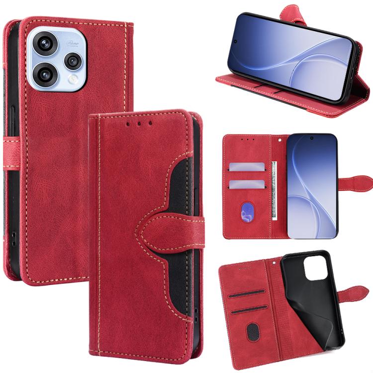Skin Feel Magnetic Buckle Leather Phone Case, For OPPO Reno15 F 5G, For OPPO A6x 4G Global, For OPPO Reno15 5G Global, For OPPO Find X9 5G, For OPPO F31 5G, For OPPO Find X9 Pro 5G, For OPPO K13 Turbo Pro 5G, For OPPO Reno14 F 5G, For OPPO A5x 5G Globa...