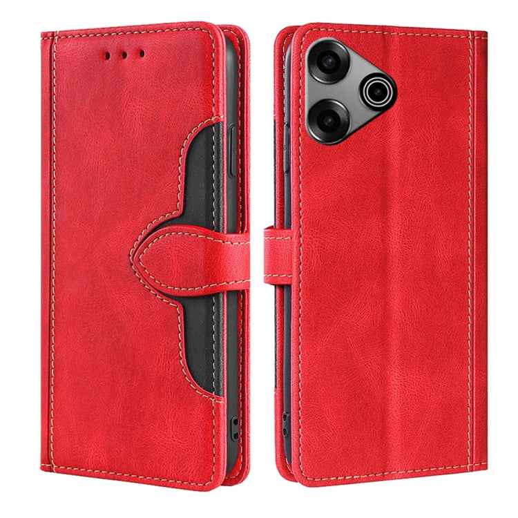 Skin Feel Magnetic Buckle Leather Phone Case, For Tecno Camon 30, For Tecno Pova 6 Pro 5G, For Tecno Camon 20 Premier 5G, For Tecno Camon 20 Pro 5G, For Tecno Camon 20 Pro 4G