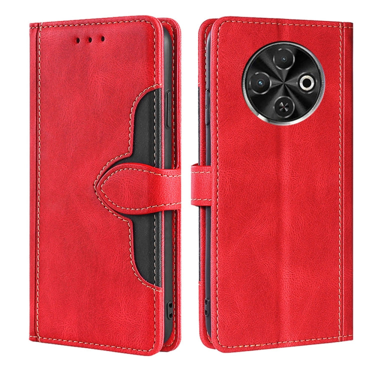Skin Feel Magnetic Buckle Leather Phone Case, For Tecno Pova Slim 5G / Spark Slim 4G, For Tecno Pova 7 Pro, For Tecno Pova 7 5G, For Tecno Spark 40 Pro+ 4G, For Tecno Spark 40 Pro 4G, For Tecno Camon 40 Premier 5G, For Tecno Spark 30 4G                ...
