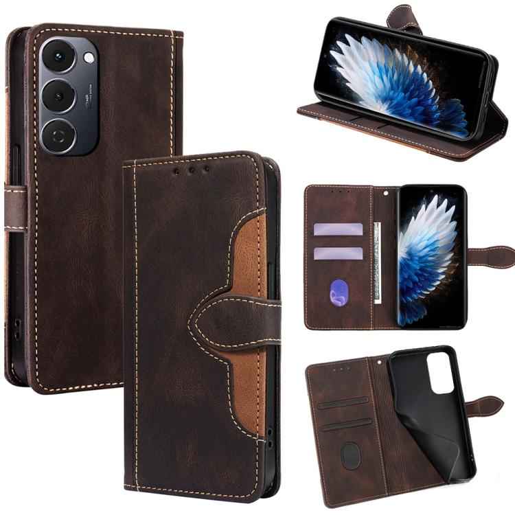 Skin Feel Magnetic Buckle Leather Phone Case, For Tecno Pova Slim 5G / Spark Slim 4G, For Tecno Pova 7 Pro, For Tecno Pova 7 5G, For Tecno Spark 40 Pro+ 4G, For Tecno Spark 40 Pro 4G, For Tecno Camon 40 Premier 5G, For Tecno Spark 30 4G                ...