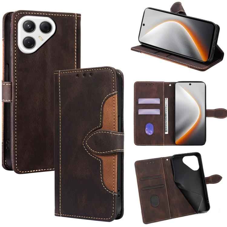Skin Feel Magnetic Buckle Leather Phone Case, For Tecno Pova Slim 5G / Spark Slim 4G, For Tecno Pova 7 Pro, For Tecno Pova 7 5G, For Tecno Spark 40 Pro+ 4G, For Tecno Spark 40 Pro 4G, For Tecno Camon 40 Premier 5G, For Tecno Spark 30 4G                ...