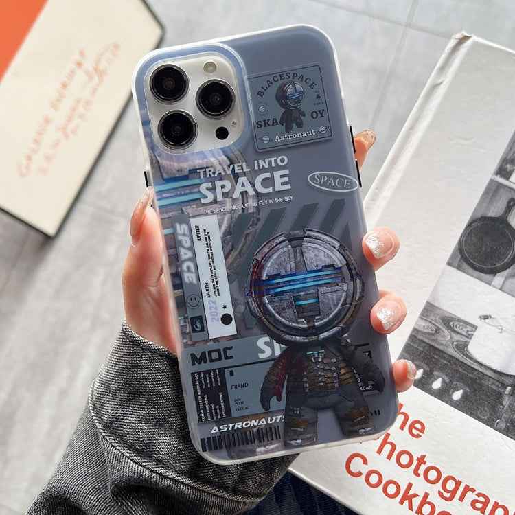 Dual-side IMD Astronaut Frosted Phone Case