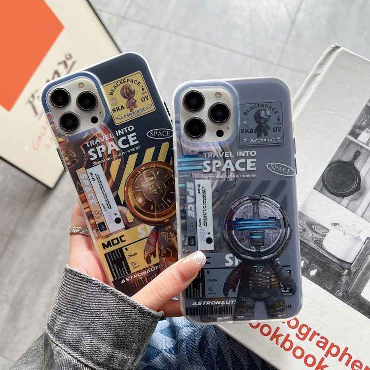 Dual-side IMD Astronaut Frosted Phone Case