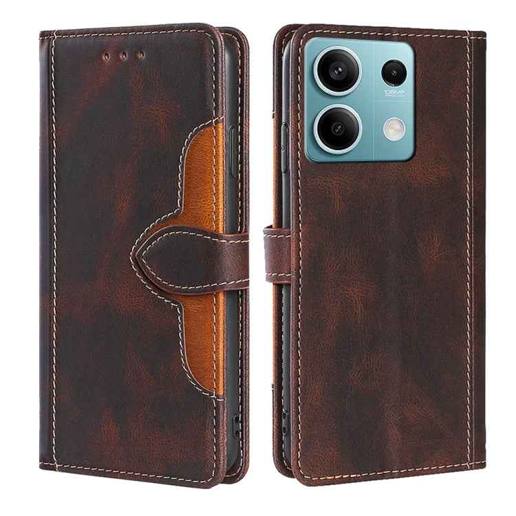 Skin Feel Magnetic Buckle Leather Phone Case, For Xiaomi Redmi Turbo 3 5G, For Xiaomi Civi 4 Pro, For Xiaomi Redmi A3 4G, For Xiaomi Redmi Note 13 4G, For Xiaomi Redmi Note 13R Pro 5G, For Xiaomi Redmi 12 4G, For Xiaomi Redmi Note 12S 4G               ...