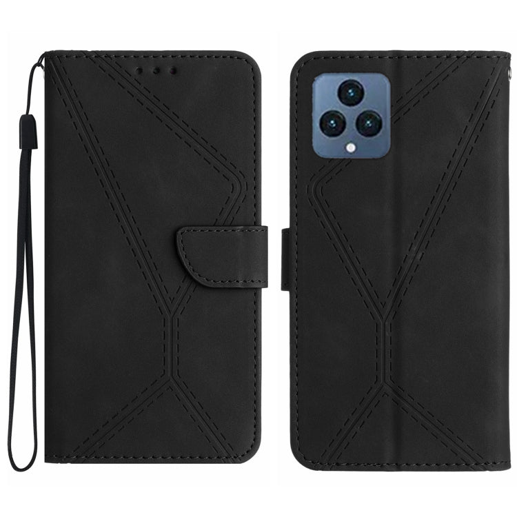Stitching Embossed Leather Phone Case