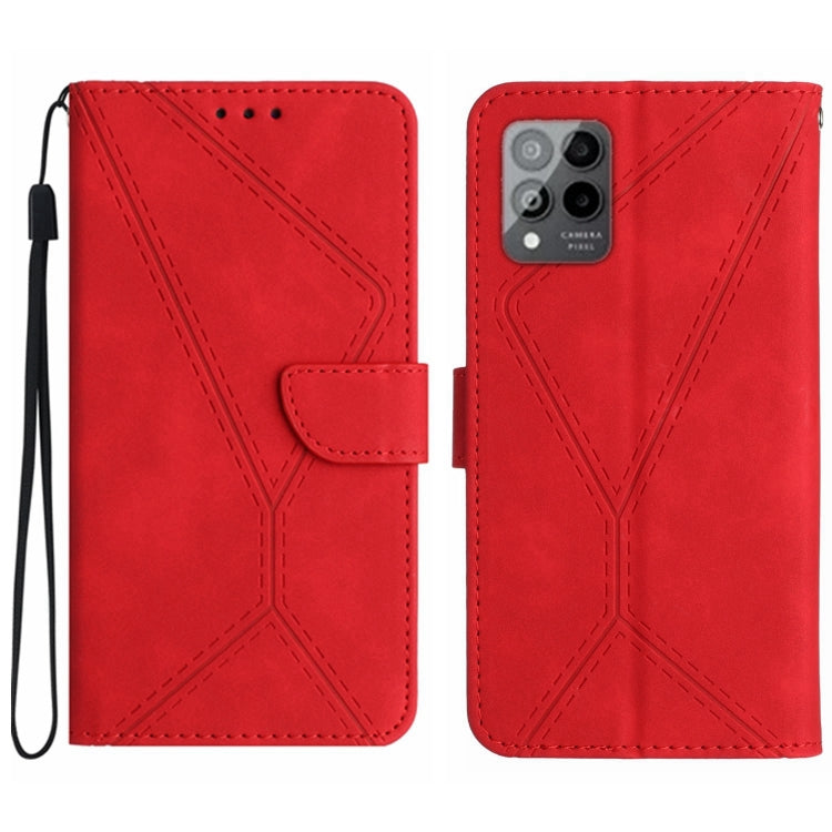 Stitching Embossed Leather Phone Case