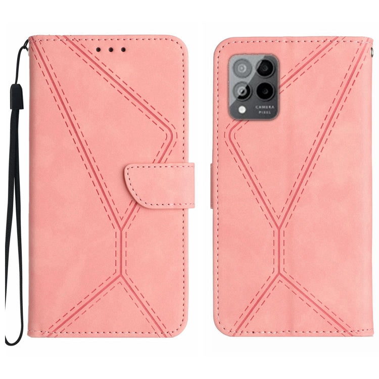 Stitching Embossed Leather Phone Case