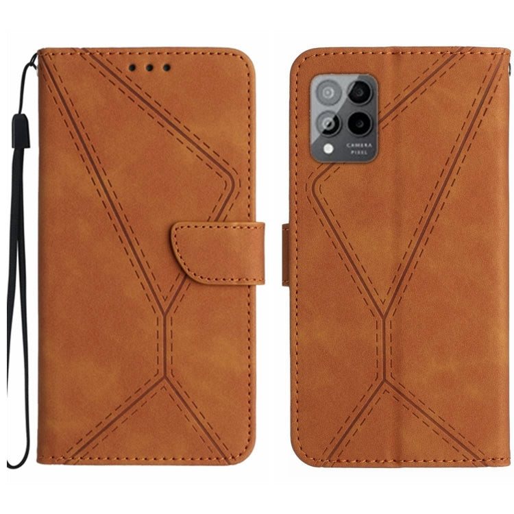 Stitching Embossed Leather Phone Case