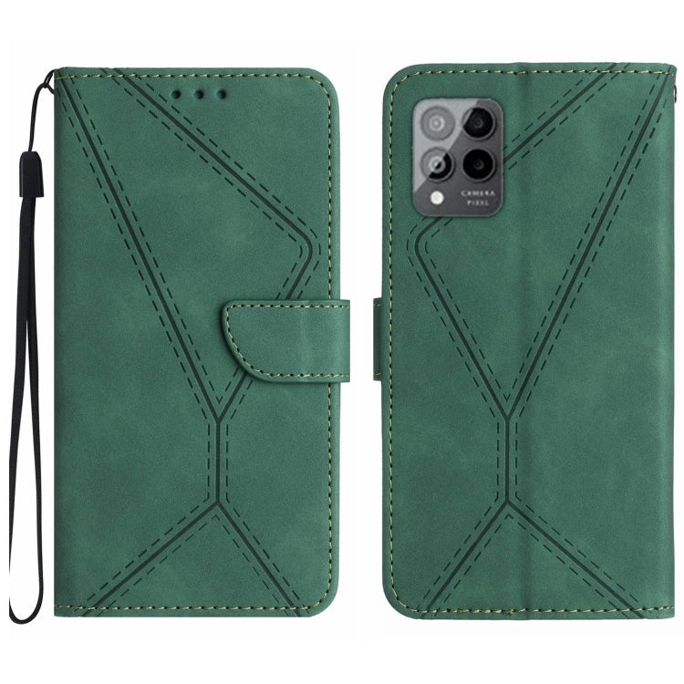 Stitching Embossed Leather Phone Case