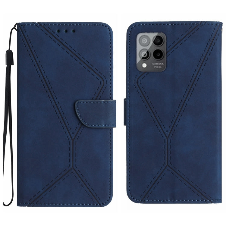 Stitching Embossed Leather Phone Case