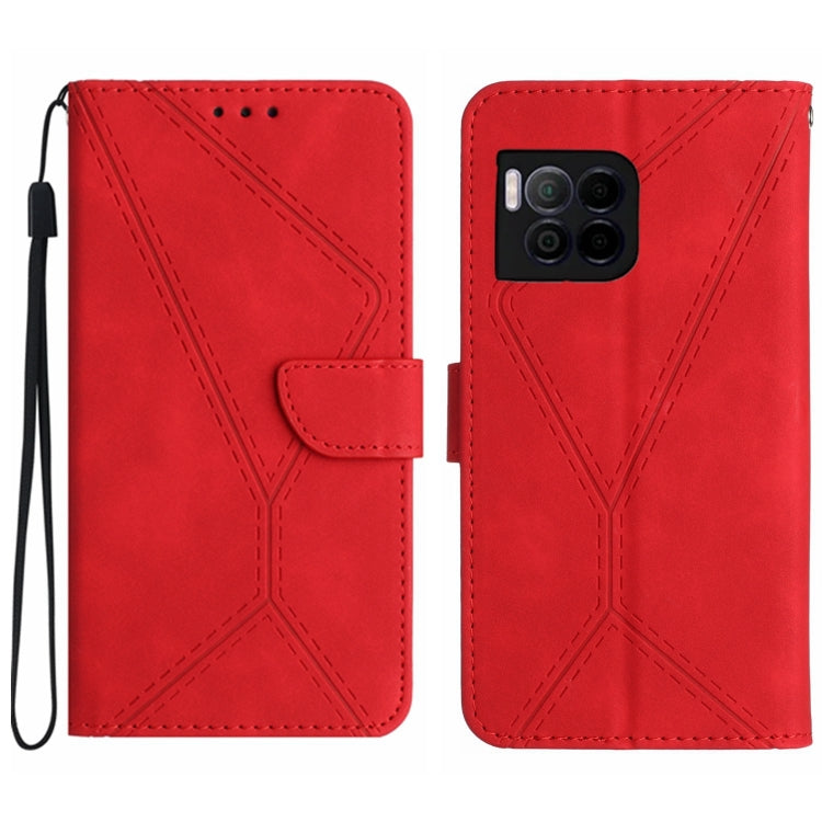 Stitching Embossed Leather Phone Case