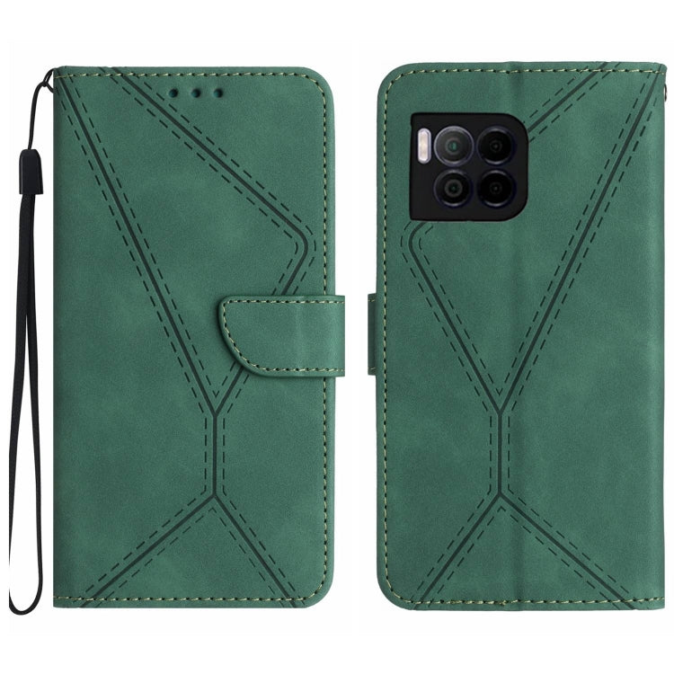 Stitching Embossed Leather Phone Case