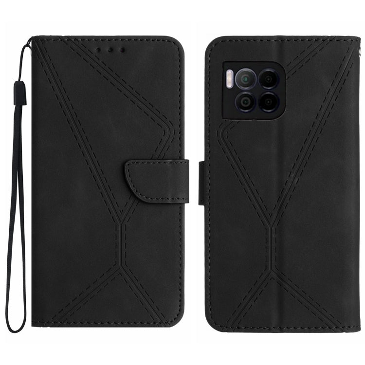 Stitching Embossed Leather Phone Case