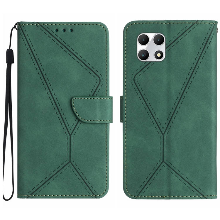 Stitching Embossed Leather Phone Case