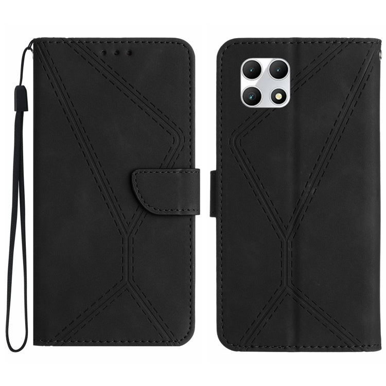 Stitching Embossed Leather Phone Case