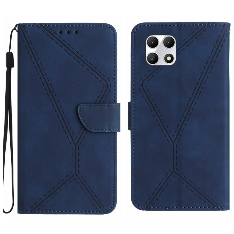 Stitching Embossed Leather Phone Case