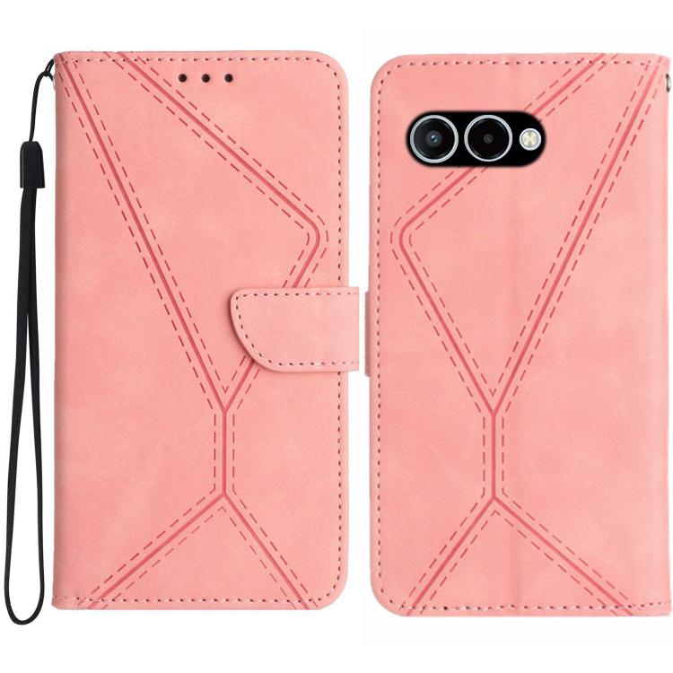 Stitching Embossed Leather Phone Case