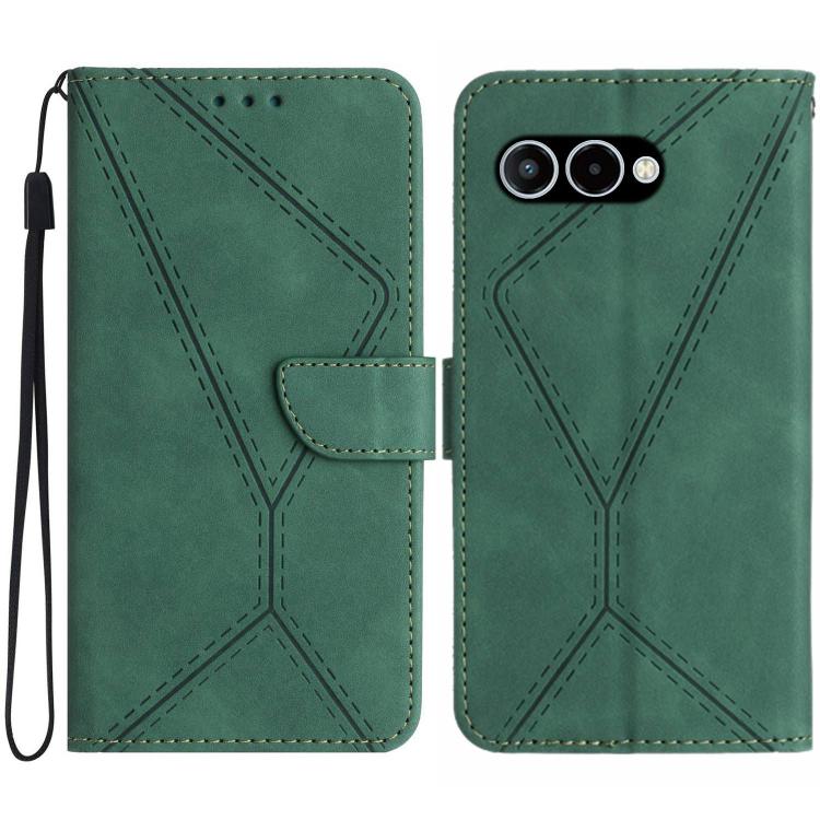 Stitching Embossed Leather Phone Case