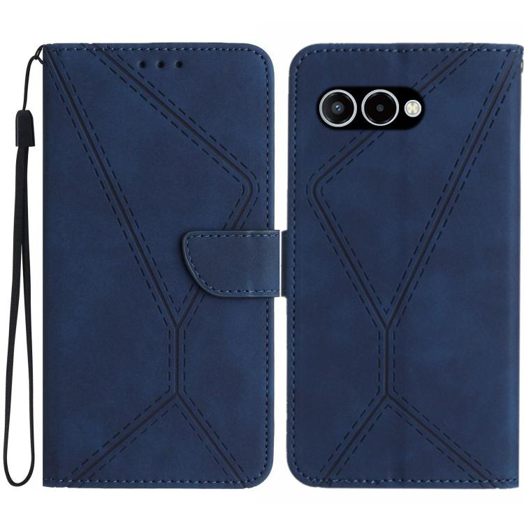 Stitching Embossed Leather Phone Case