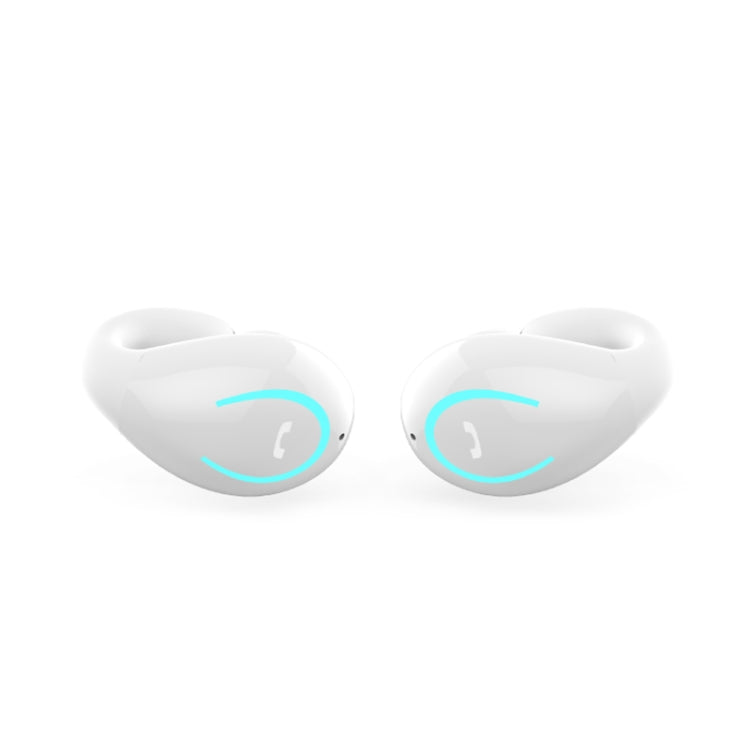 YX08 Ultra-light Ear-hook Stereo Wireless V5.0 Bluetooth Earphones, Binaural, Double