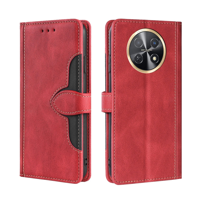 Skin Feel Magnetic Buckle Leather Phone Case, For Huawei nova 12i 4G, For Huawei Pura 70 5G, For Huawei nova 12 5G, For Huawei Enjoy 60 Pro / nova 11i, For Huawi Enjoy 60X, For Huawei nova 11 Pro 4G / 11 Ultra 4G, For Huawei nova 11 4G