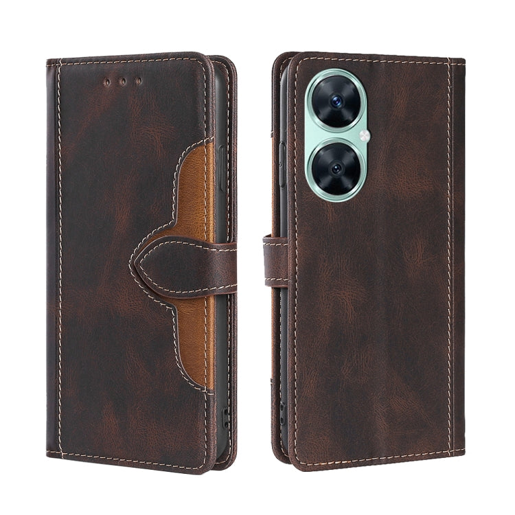 Skin Feel Magnetic Buckle Leather Phone Case, For Huawei nova 12i 4G, For Huawei Pura 70 5G, For Huawei nova 12 5G, For Huawei Enjoy 60 Pro / nova 11i, For Huawi Enjoy 60X, For Huawei nova 11 Pro 4G / 11 Ultra 4G, For Huawei nova 11 4G