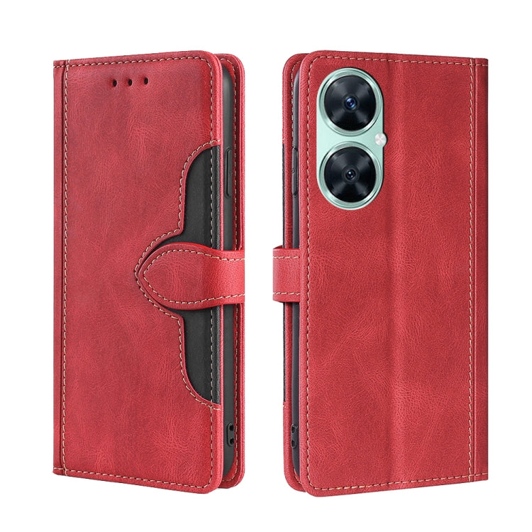 Skin Feel Magnetic Buckle Leather Phone Case, For Huawei nova 12i 4G, For Huawei Pura 70 5G, For Huawei nova 12 5G, For Huawei Enjoy 60 Pro / nova 11i, For Huawi Enjoy 60X, For Huawei nova 11 Pro 4G / 11 Ultra 4G, For Huawei nova 11 4G