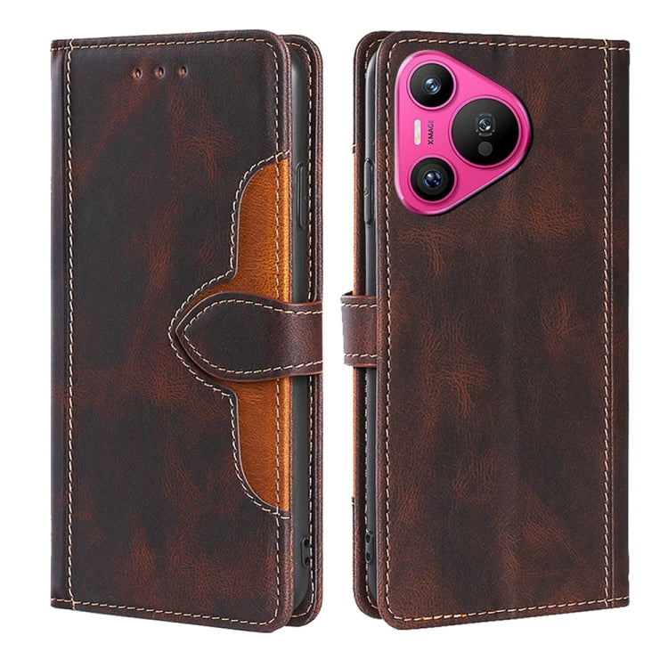 Skin Feel Magnetic Buckle Leather Phone Case, For Huawei nova 12i 4G, For Huawei Pura 70 5G, For Huawei nova 12 5G, For Huawei Enjoy 60 Pro / nova 11i, For Huawi Enjoy 60X, For Huawei nova 11 Pro 4G / 11 Ultra 4G, For Huawei nova 11 4G