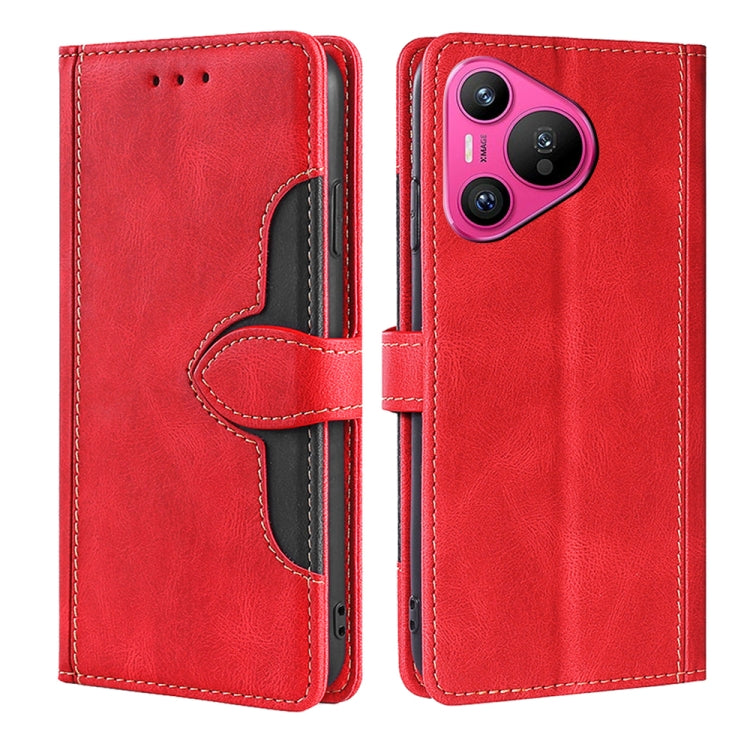 Skin Feel Magnetic Buckle Leather Phone Case, For Huawei nova 12i 4G, For Huawei Pura 70 5G, For Huawei nova 12 5G, For Huawei Enjoy 60 Pro / nova 11i, For Huawi Enjoy 60X, For Huawei nova 11 Pro 4G / 11 Ultra 4G, For Huawei nova 11 4G